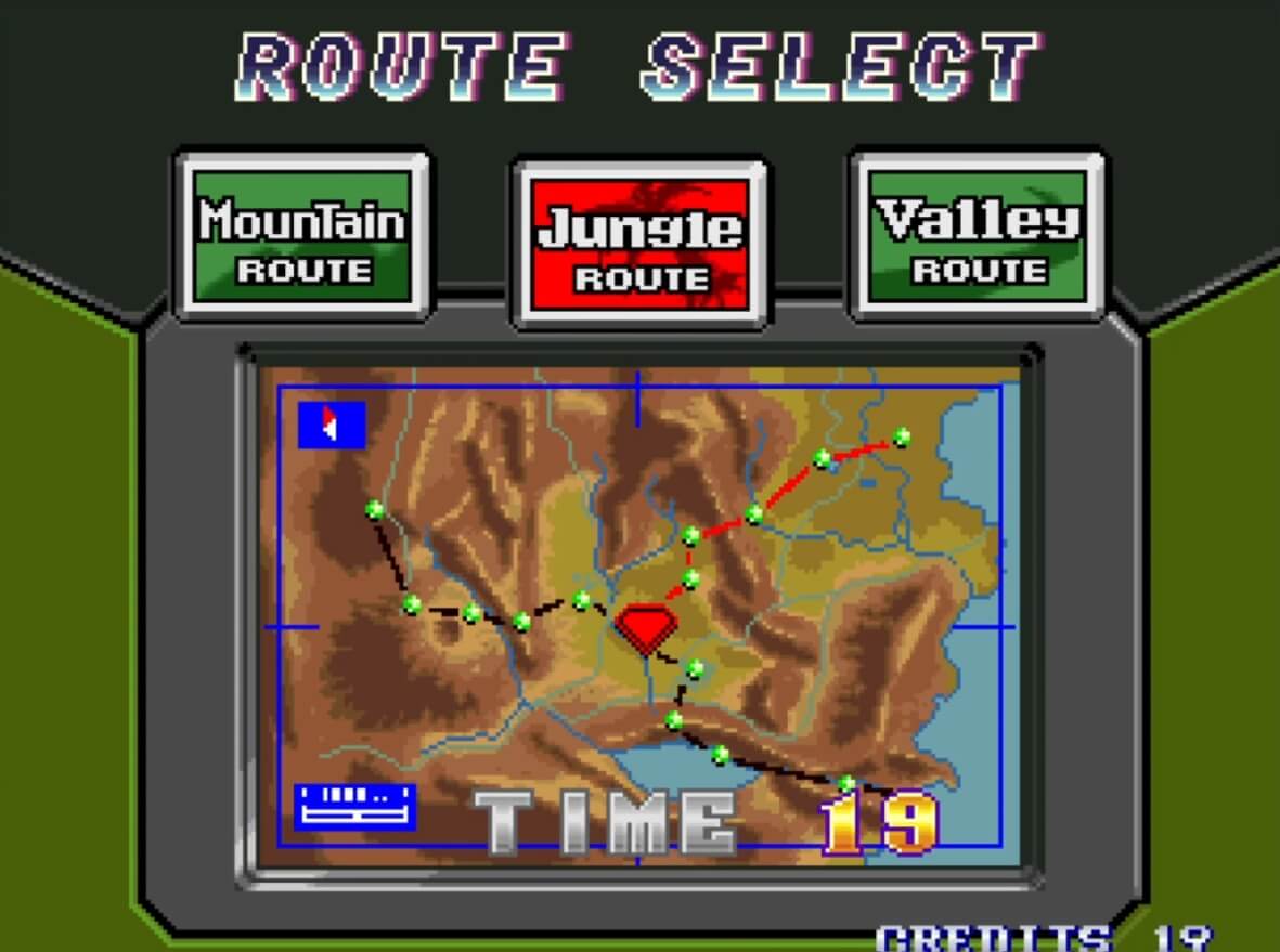 Shock Troopers - геймплей игры Arcade